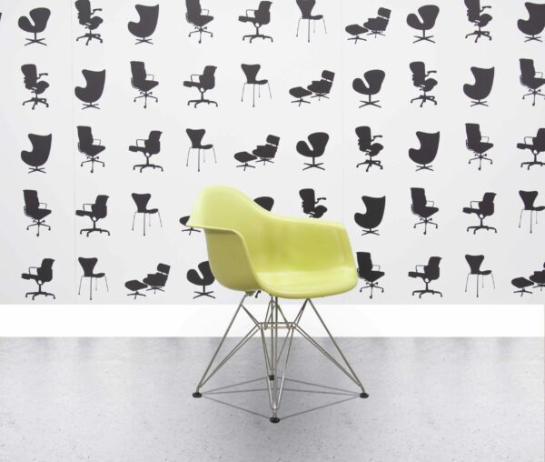 Refurbished Vitra Charles Eames DAR Chair - Pastel Green - Corporate Spec 3