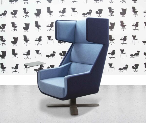 Refurbished Buzzi Space BuzziMe Lounge Chair - Light Blue - Corporate Spec 1