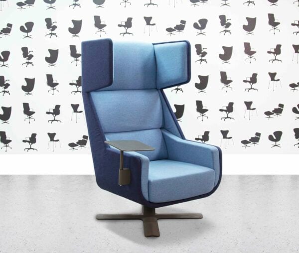 Refurbished Buzzi Space BuzziMe Lounge Chair - Light Blue - Corporate Spec 3