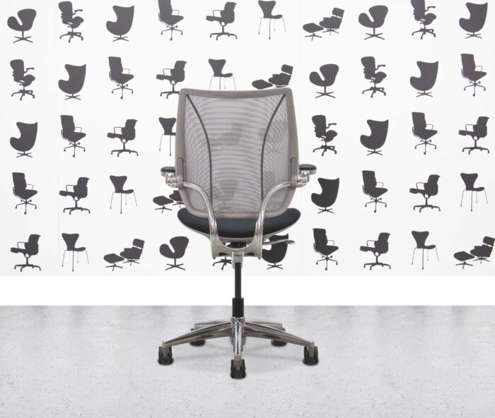 Refurbished Humanscale Liberty Task Chair - Grey Mesh - Black Seat - Corporate Spec 2