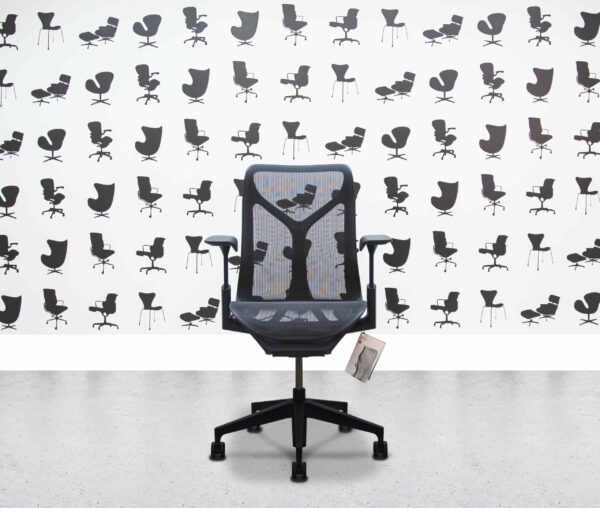 Refurbished Herman Miller Cosm Chair - Mesh Back - Graphite Nightfall