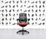 Refurbished Herman Miller Celle Chair - Black Frame - Guyana Fabric Seat - Corporate Spec