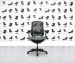 Refurbished Herman Miller Celle Chair - Black Frame - Paseo Fabric Seat - Corporate Spec