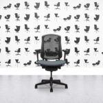 Refurbished Herman Miller Celle Chair - Black Frame - Paseo Fabric Seat - Corporate Spec