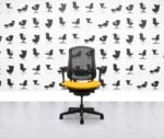 Refurbished Herman Miller Celle Chair - Black Frame - Solano Fabric Seat - Corporate Spec