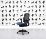 Refurbished Herman Miller Celle Chair - Black Frame - Costa Fabric Seat - Corporate Spec 1