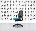 Refurbished Herman Miller Celle Chair - Black Frame - Montserrat Fabric Seat - Corporate Spec 1