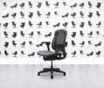 Refurbished Herman Miller Celle Chair - Black Frame - Paseo Fabric Seat - Corporate Spec 1