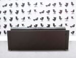 Refurbished Davison Highley 5th Avenue Large Sofa - Black Leather - Corporate Spec 2