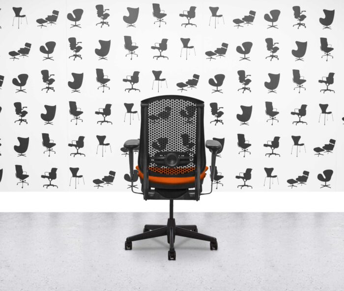 Refurbished Herman Miller Celle Chair - Black Frame - Lobster Fabric Seat - Corporate Spec 2