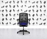 Refurbished Herman Miller Celle Chair - Black Frame - Ocean Fabric Seat - Corporate Spec 2
