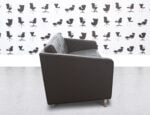 Refurbished Davison Highley 5th Avenue Large Sofa - Black Leather - Corporate Spec 3