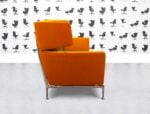 Refurbished Vitra Suita 2-Seater with Head Section - Orange Body - Brown Cusion - Corporate Spec 3