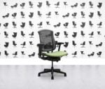 Refurbished Herman Miller Celle Chair - Black Frame - Apple Fabric Seat - Corporate Spec 3