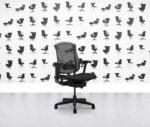 Refurbished Herman Miller Celle Chair - Black Frame - Black Fabric Seat - Corporate SPec 3