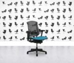 Refurbished Herman Miller Celle Chair - Black Frame - Montserrat Fabric Seat - Corporate Spec 3