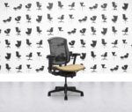 Refurbished Herman Miller Celle Chair - Black Frame - Sandstorm Fabric Seat - Corporate Spec 3