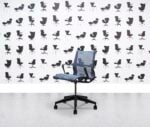 Refurbished Herman Miller Setu Chair - Blue Mesh Back and Seat - Corporate Spec 1