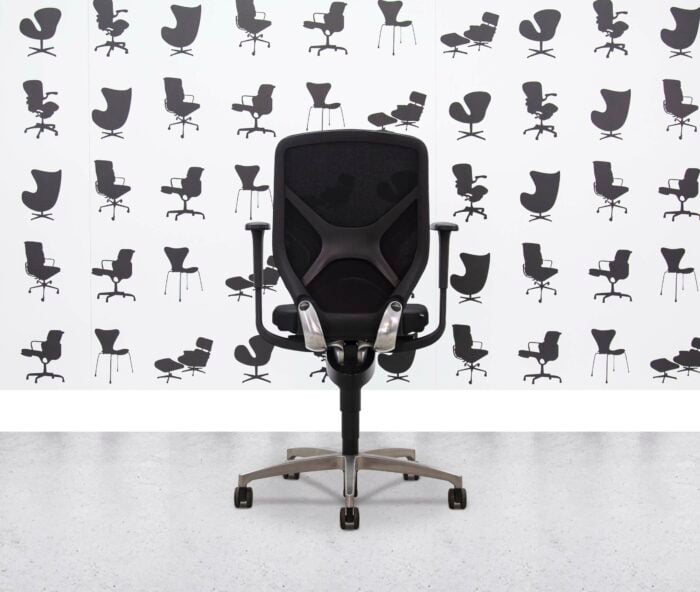 Refurbished Wilkhahn IN Task Chair - Mesh Back - Black Fabric - Corporate Spec 2