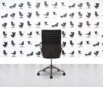 Refurbished Vitra AC4 Task Chair -Chrome Frame - Black Leather - Corporate Spec 2