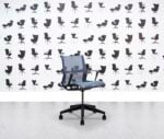 Refurbished Herman Miller Setu Chair - Blue Mesh Back and Seat - Corporate Spec 3