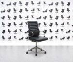 Refurbished Vitra AC4 Task Chair -Chrome Frame - Black Leather - Corporate Spec 3