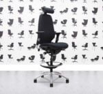 Refurbished RH Logic 400 Chair with Headrest - Stool - Corporate Spec 3