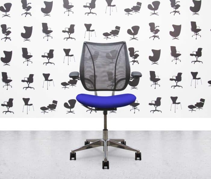 refurbished humanscale liberty task chair polished aluminium lobster seat (copy)