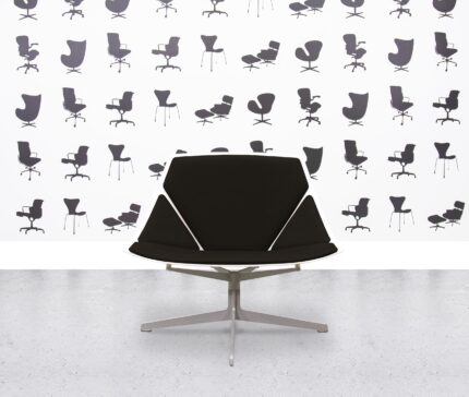 Fritz Hansen Space Lounge by Jehs+Laub - Dark Brown Leather - Corporate Spec