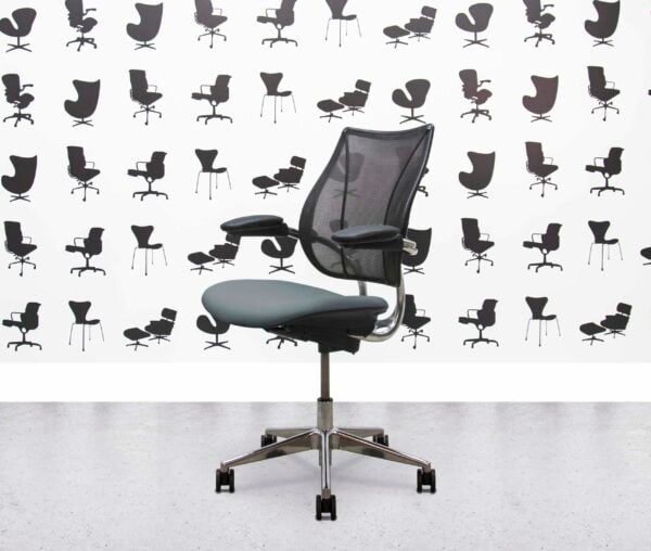 refurbished humanscale liberty task chair polished aluminium lobster seat (copy)