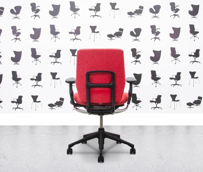 Refurbished Vitra Oson CE Task Chair - Poppy Red - Corporate Spec 3