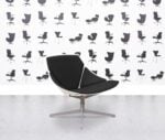 Fritz Hansen Space Lounge by Jehs+Laub - Black Leather - Corporate Spec 3