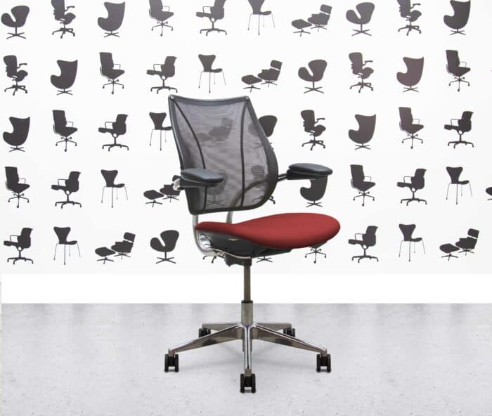 refurbished humanscale liberty task chair polished aluminium guyana seat