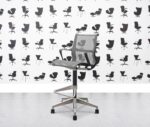 Refurbished Herman Miller Setu Stool - Grey Frame and Mesh