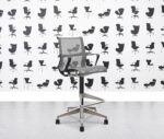 Refurbished Herman Miller Setu Stool - Grey Frame and Mesh