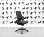 refurbished steelcase gesture grey fabric and frame