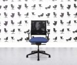 refurbished sedus netwin swivel chair black mesh back bluebell (copy)