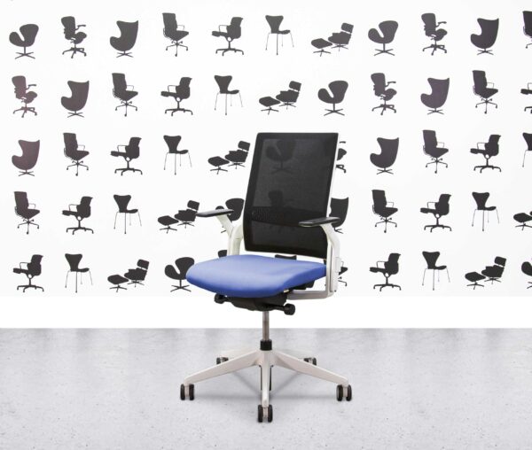 refurbished senator ecoflex office chair white frame belize (copy)