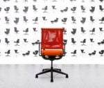 refurbished sedus netwin swivel chair orange mesh back belize (copy)