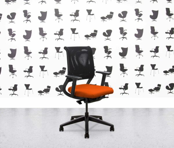 refurbished sedus netwin swivel chair black mesh back curacao (copy)