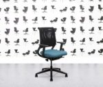 refurbished sedus netwin swivel chair black mesh back montserrat