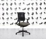 refurbished sedus netwin swivel chair black mesh back sombrero