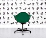 refurbished modernica case study furniture arm shell rolling grass green