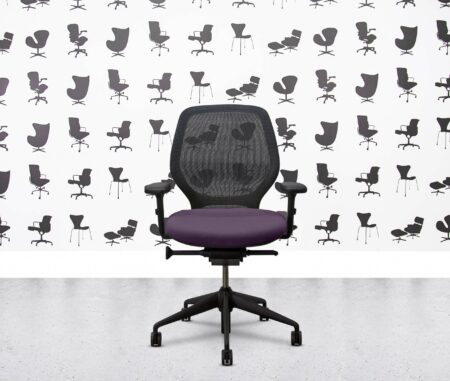 refurbished orangebox ara black mesh back and frame no lumbar solano (copy)