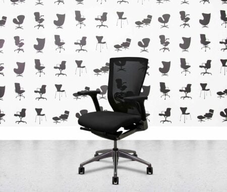 refurbished techo sidiz t50 task chair with lumbar black