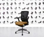 refurbished techo sidiz t50 task chair with lumbar sandstorm