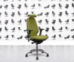 refurbished rh logic 400 chair high back with headrest apple