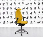 refurbished rh logic 400 chair high back with headrest solano
