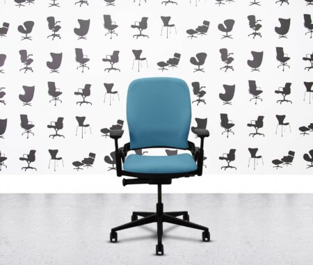 refurbished steelcase leap v2 2d arms bluebell (copy)