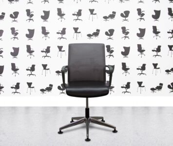 refurbished senator office circo cr4 polished aluminium black